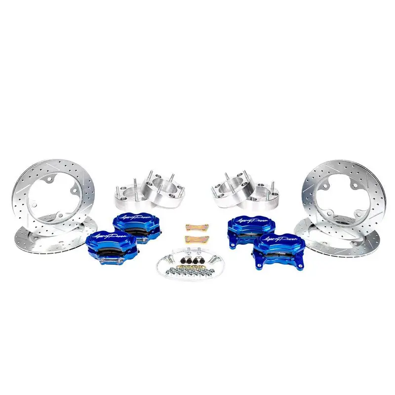 Polaris RZR Turbo Big Brake Kit Front & Rear Blue Ice (2016-2022)