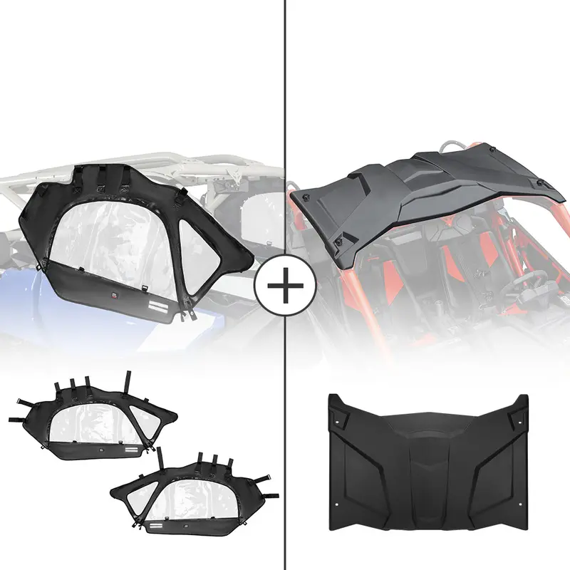Soft Cab Enclosures and Hard Roof for Can-Am Maverick X3