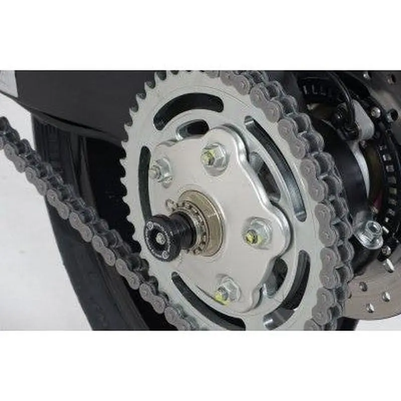 R&G Racing Black Spindle Sliders For 2013-2014 Ducati Hypermotard 821