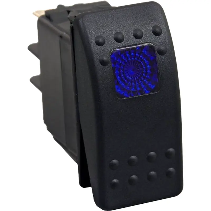 Lighted Rocker Switch Blue