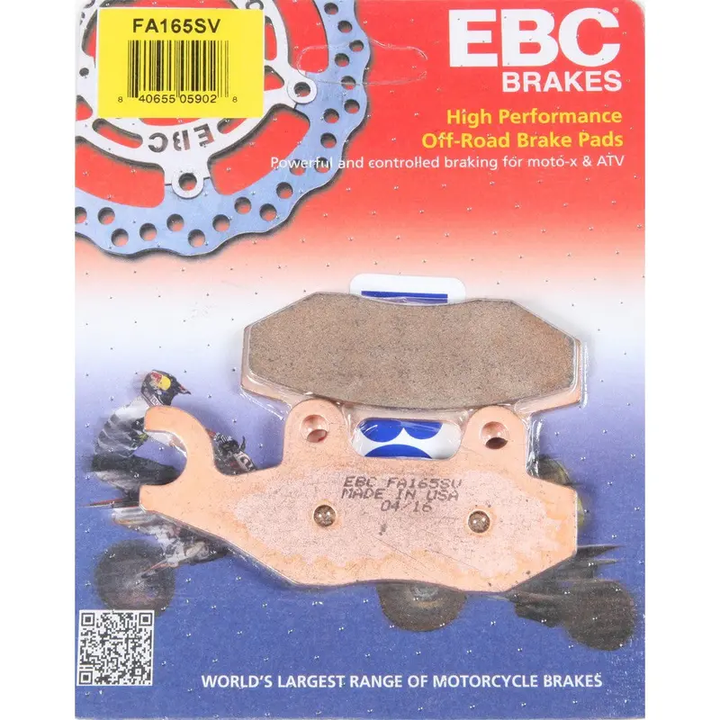 EBC 1 Pair SV Series Severe Duty Brake Pads MPN FA165SV