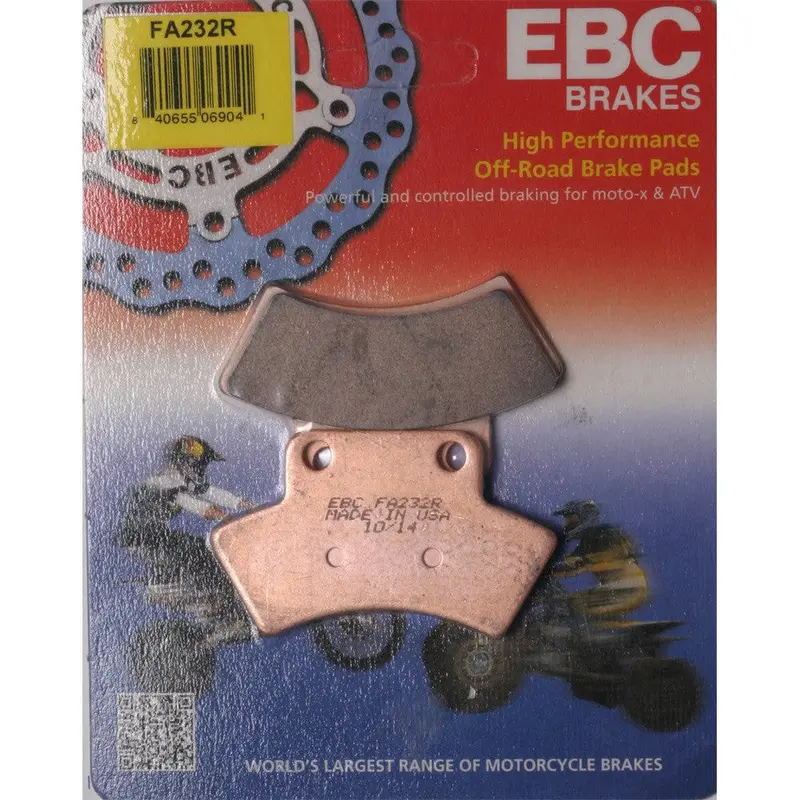 EBC 1 Pair Sintered R Series Heavy-Duty Brake Pads MPN FA232R