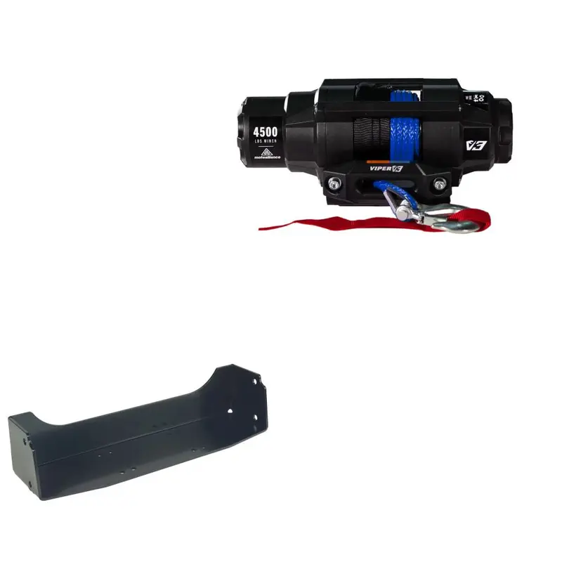 Viper 4500lbs V3 Winch Blue Rope With Mount For John Deer Gator XUV 825i 2011-2021