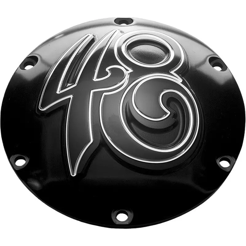 PREC. BILLET BILLET DERBY COVER SPORSTER 48 BLACK 48S-230-SPT-BLK