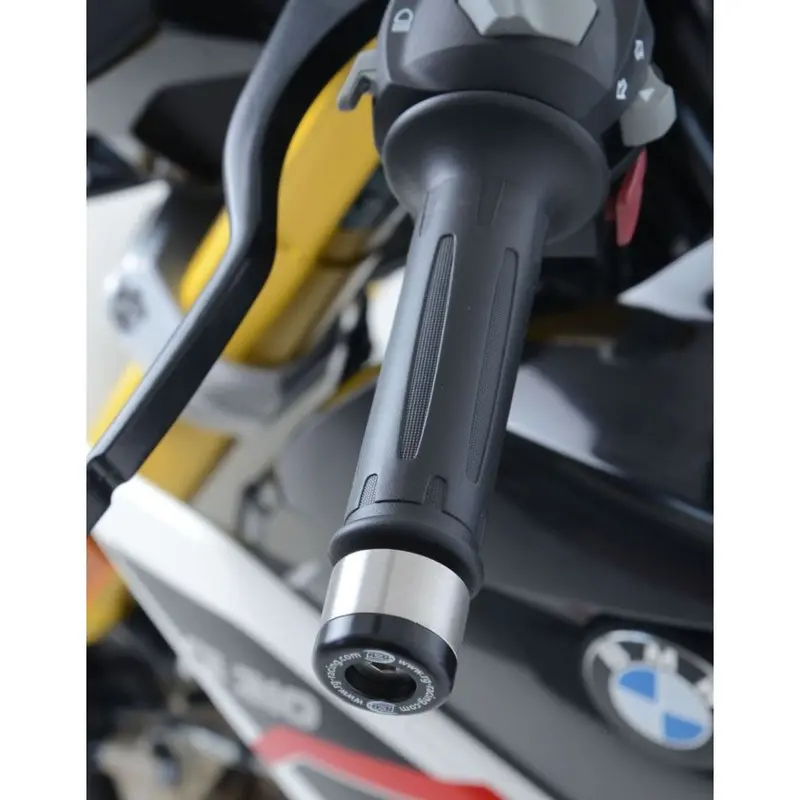 R&G Racing Black Bar End Sliders For 2017-2024 BMW G310GS