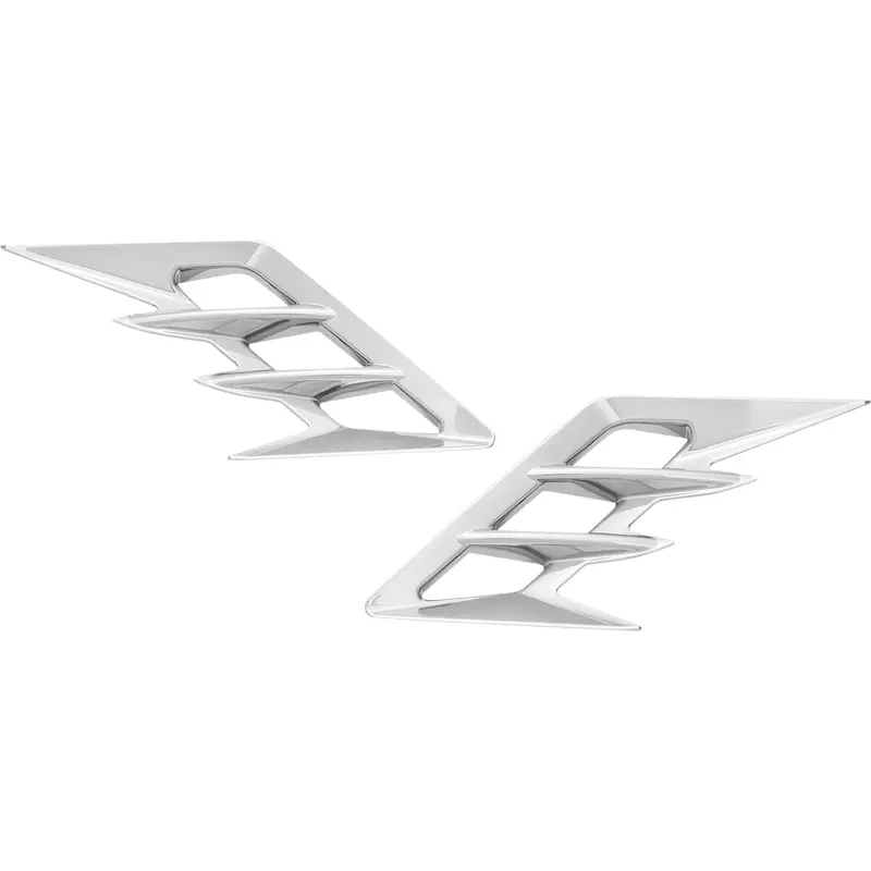SHOW CHROME Fender Vent Filler Accent - Chrome - Front 52-959