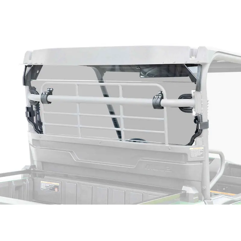 REAR WINDSCREEN POLYCARBONATE KAWASAKI MULE PRO MX UTV, WINDSHIELD