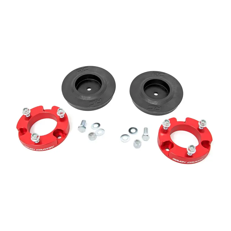 2 Inch Lift Kit | Red Spacers | Toyota FJ Cruiser 2WD/4WD (2007-2014) | 763ARED
