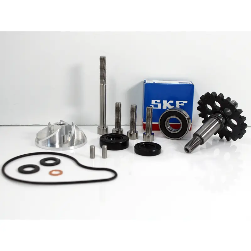 BPRATV Billet Water Pump Impeller Shaft Gear & Bolts Kit For Yamaha WR250F 01-13