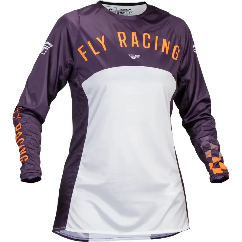 Women's Lite Jersey Deep Purple/Wht/Neon Coral Md