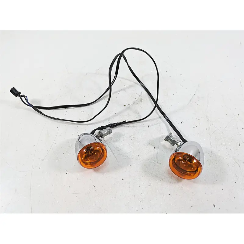 2006 Harley FLSTI Softail Heritage Front Blinker Turn Signal Set - Read 68972-00