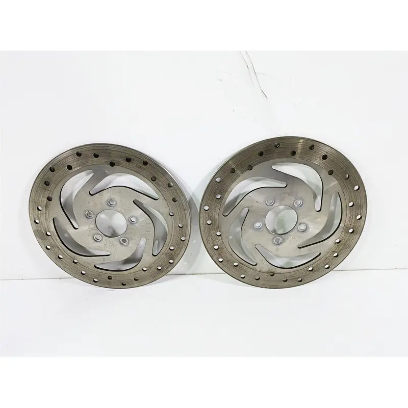 2009 Harley XR1200 Sportster Straight Front Brake Rotor Disc Set 41820-08