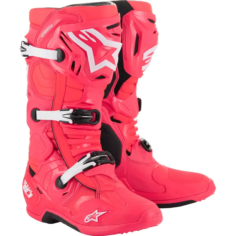 Alpinestars Tech 10 Boots Diva Pink/White - Part No. 2010020-3812-13