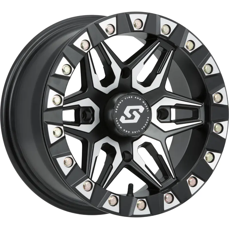 Split 6 Bdlk Wheel 14x7 4/156 4+3 (+5mm) Blk/Machined