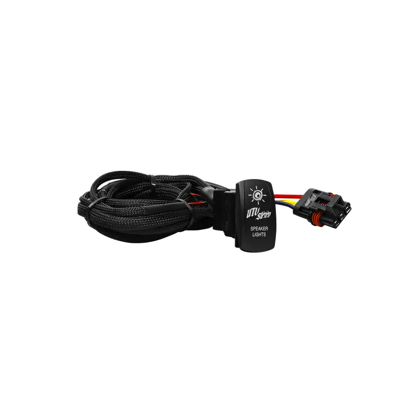 RZR Pro Series Low Current Harness + Rocker Switch & Pulse Bar Plug | UTVS-PRO-HRN-LC-RKR
