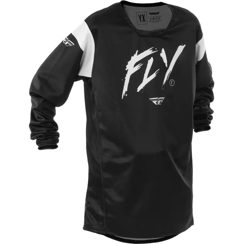 Youth Kinetic Stoke Jersey Black/White Yl
