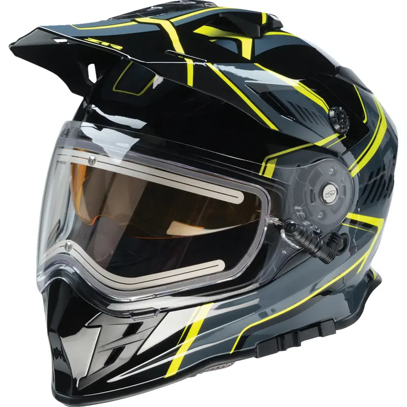 Z1R Range Snow Helmet - Rotor - Black/Hi-Viz - Medium - Part Number 0101-17243
