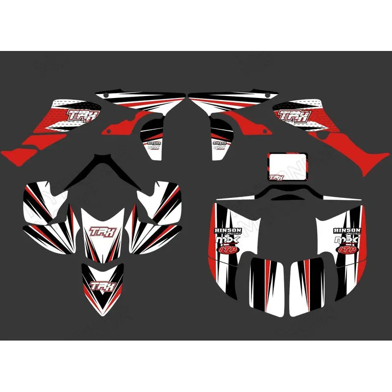 ATV Team Graphics  Background Decals Kit For Honda TRX450R 2004-2008 / 2010-2016