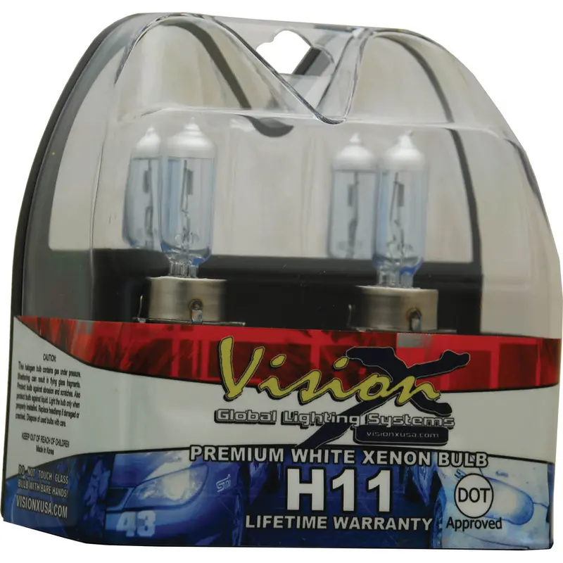 Super White Fog Bulb Set  H11 Low 55 Watt