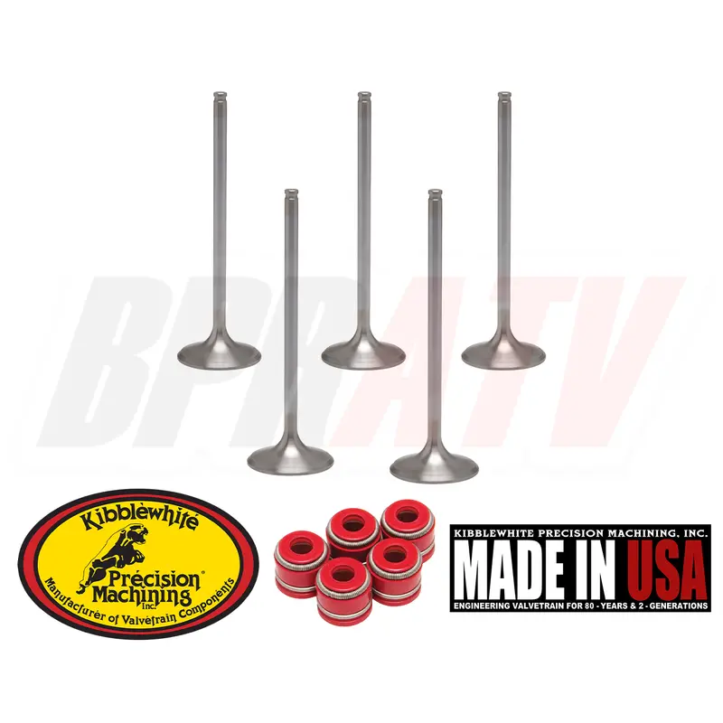 WR450F WR 450F Stock OEM Size Kibblewhite Intake & Exhaust Valves RED Seals Kit