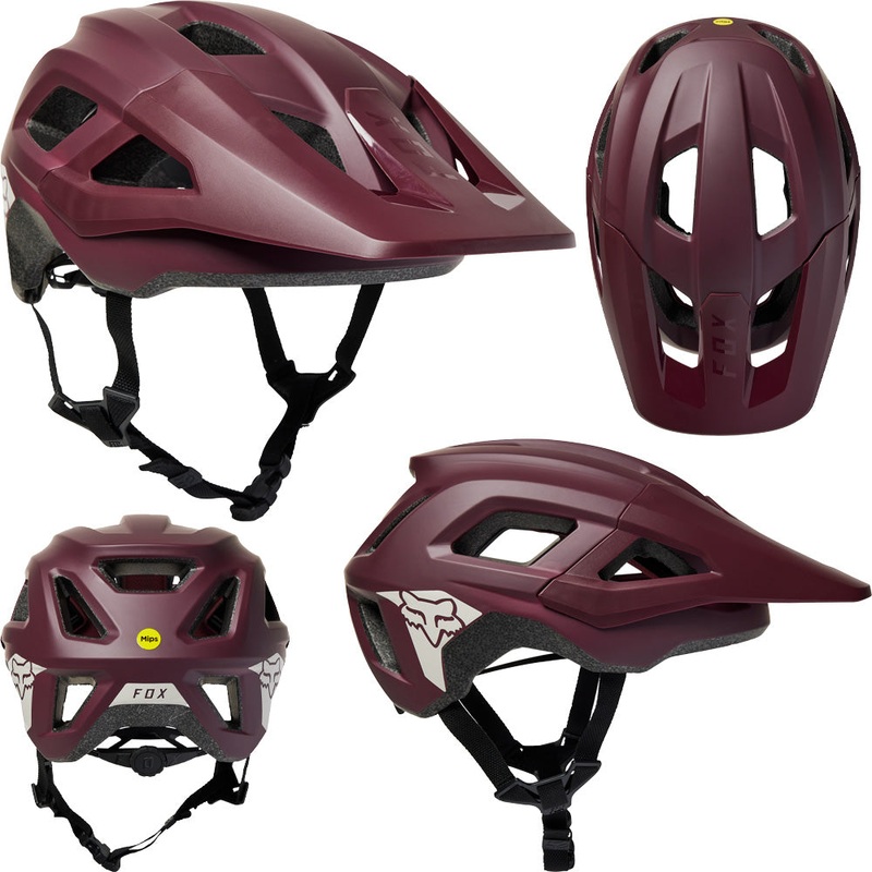 Fox Mainframe MIPS Helmet - S - Trvrs Dark Maroon