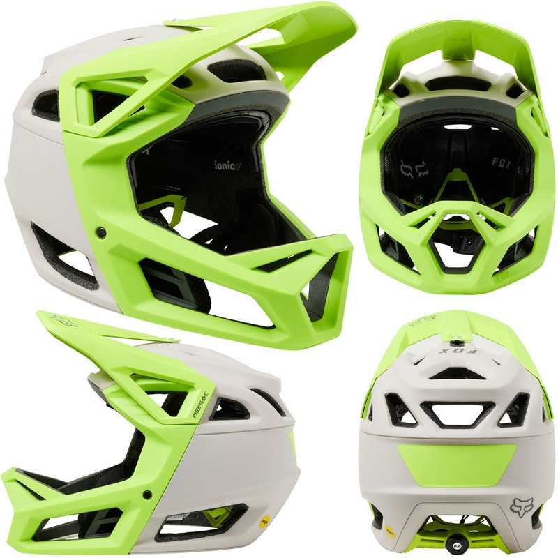 Fox Proframe RS MIPS Helmet - L - Mhdrn Vintage White